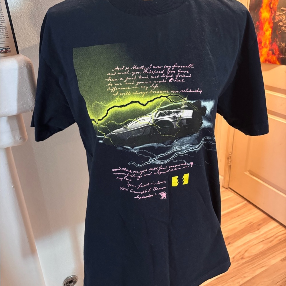The Hundreds Back to the Hundreds DeLorean Arrival T-Shirt SZ M. Collectors!